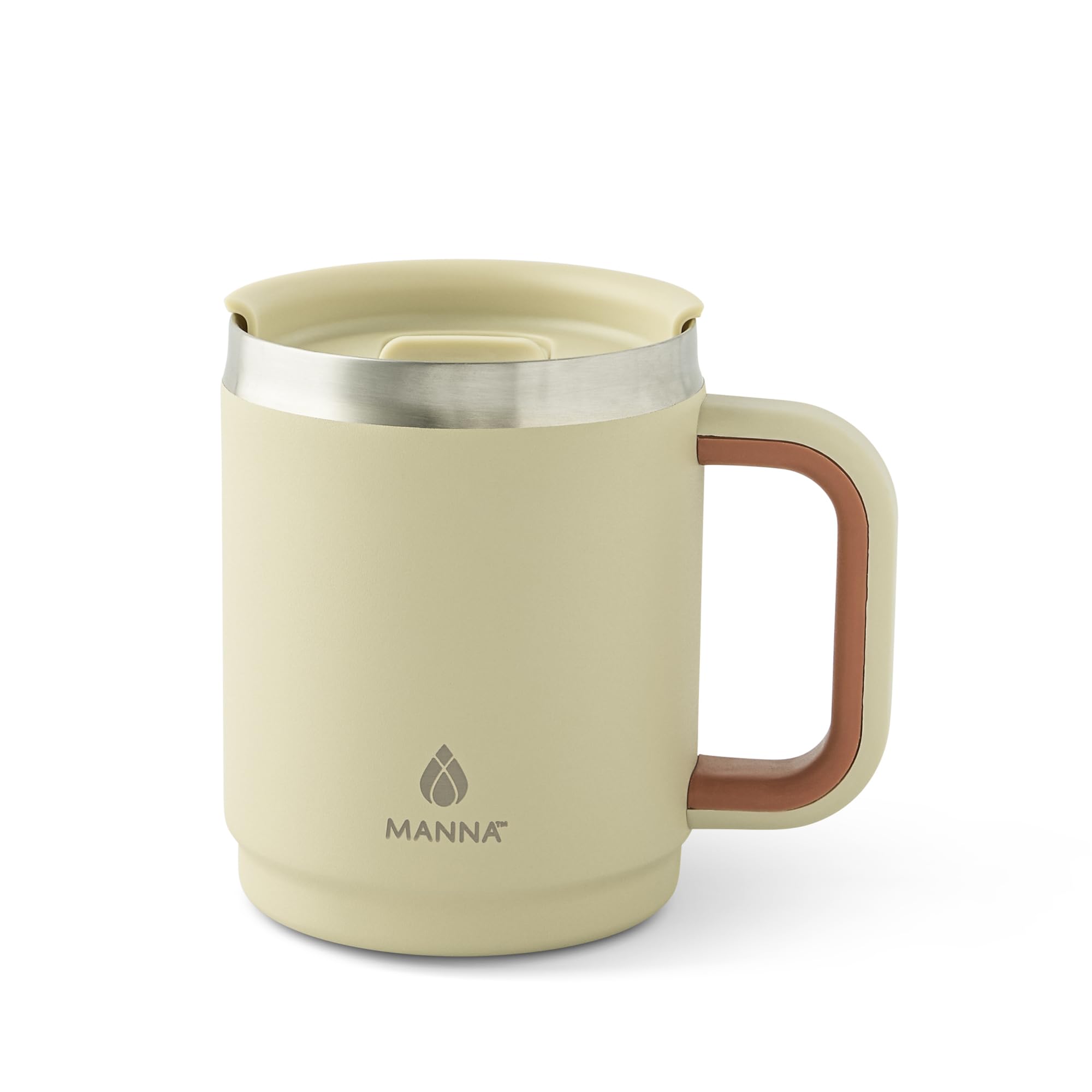 Amazon.com | Manna Boulder Mug with Splash-proof Sliding Lid - 14