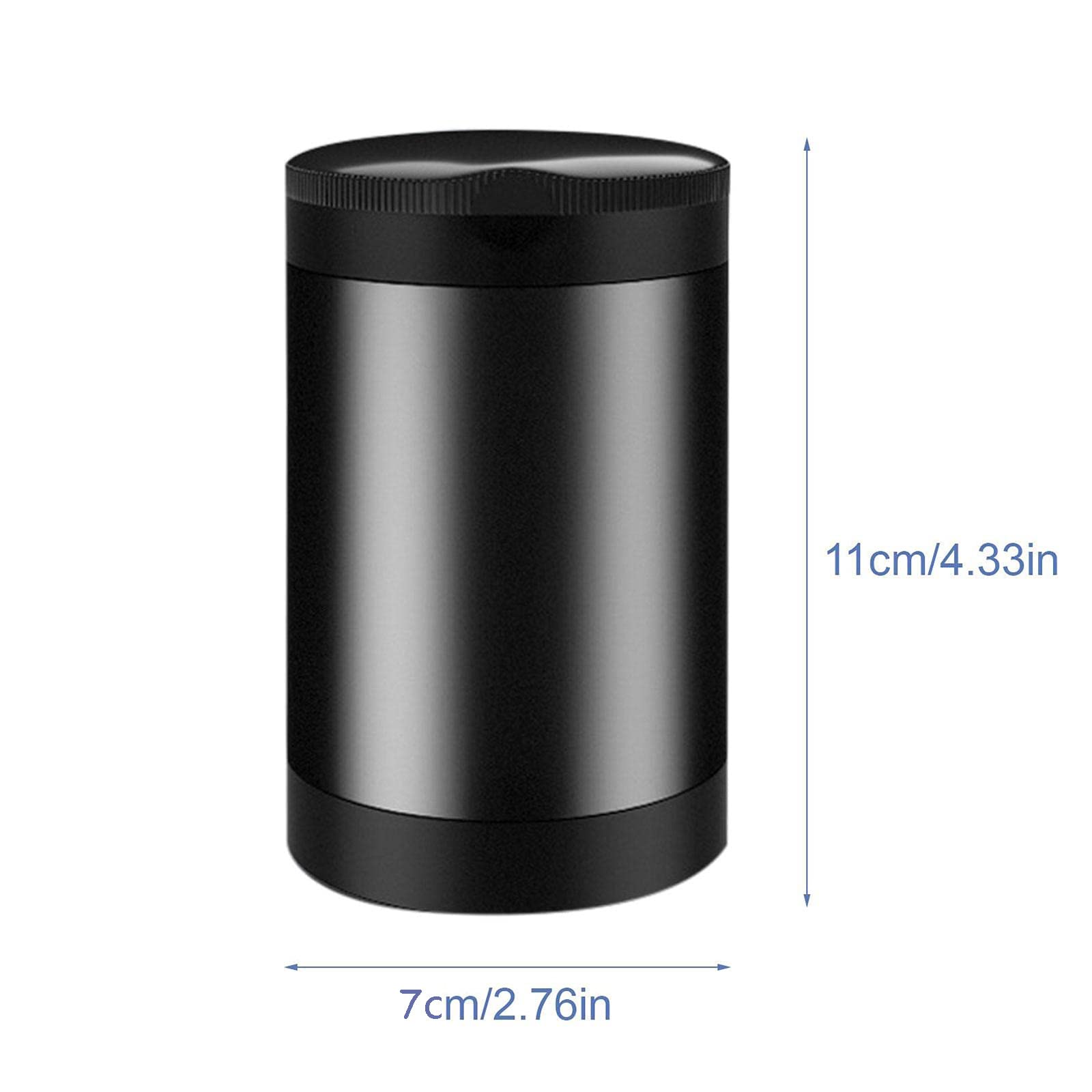 Lihuzmd Posacenere Per Auto, Luce LED Con Coperchio Ribaltabile