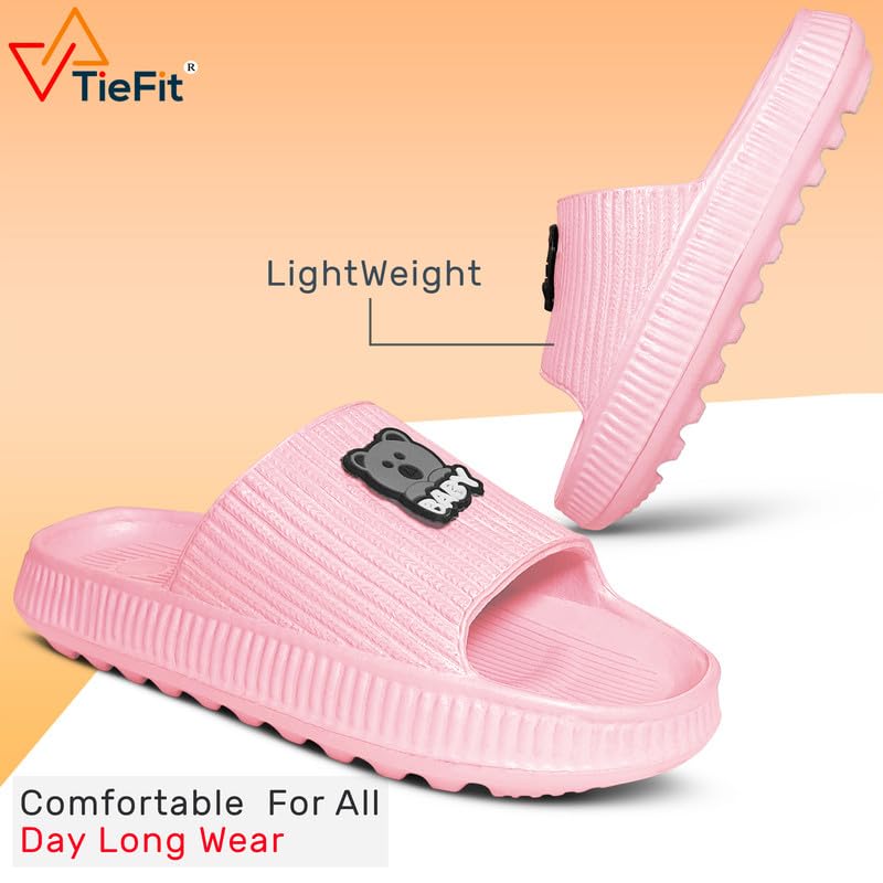 Image of TieFit EVA Slides for women's Comfortable & Light Weight | Ultra Soft Slippers /Sliders for Adult