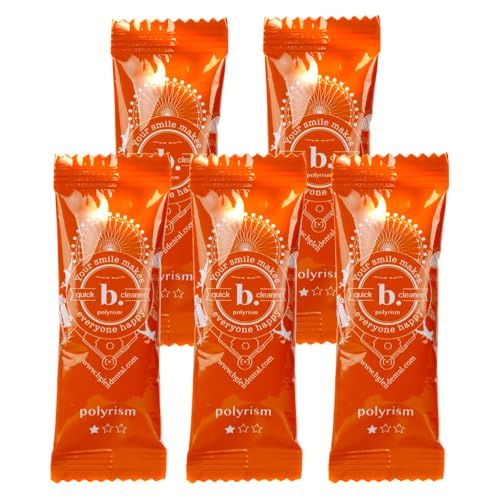 b.glen Dental Sponge Toothbrush (5 pcs) | No Water Needed | Travel Toothbrush for On-the-Go | Instant Stain Removal &amp; Fresh Breath