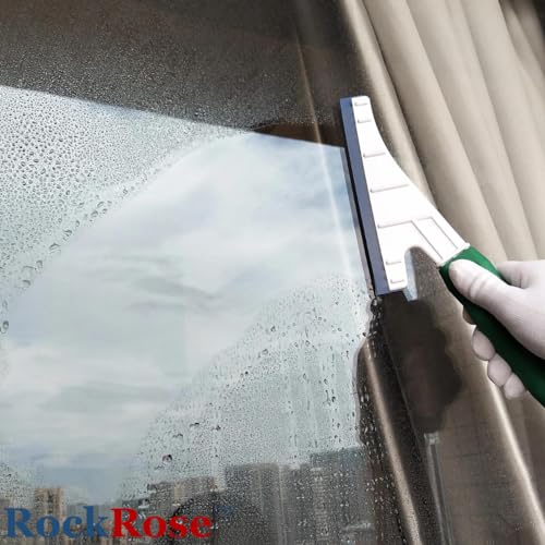 Image of RockRose Doctor Stroke Squeegee - Professional Window Tinting Squeegee & Vinyl Wrap Applicator, Heavy-Duty Rubber Scraper for Auto Glass & Flat Glass Tint Blue 2 PCS