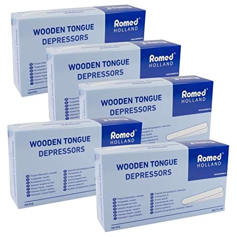 Romed Medical Holzspatel 150 x 18 mm von Romed Medical verschiedene Mengen - 500 Stück Cover
