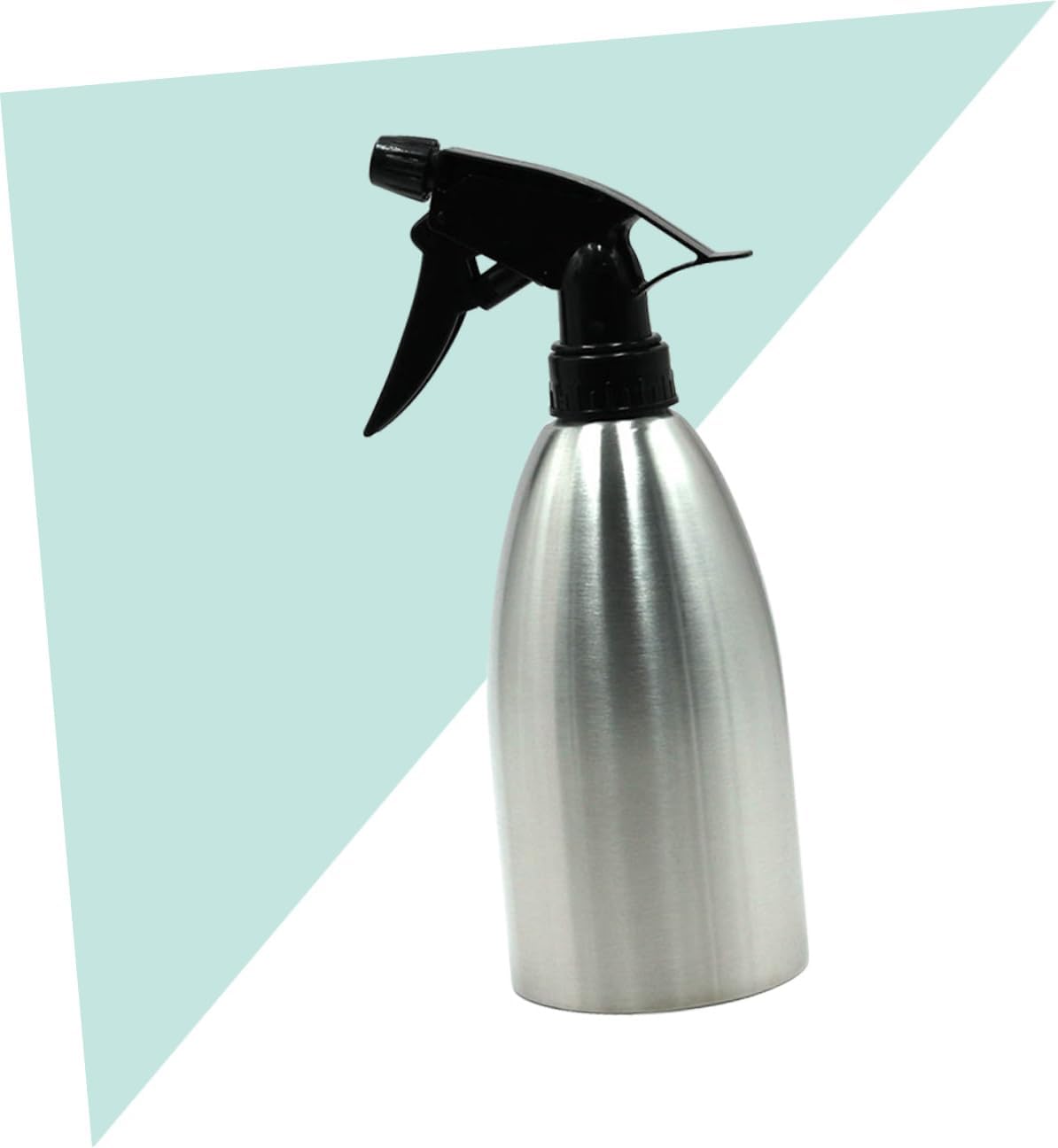 Stainless Steel Spray Bottle Edible Oil Dispenser with Hidden Nozzle Food-grade High Temperature Resistant Seasoning Bottle for Cooking Grilling and Salad Dressing