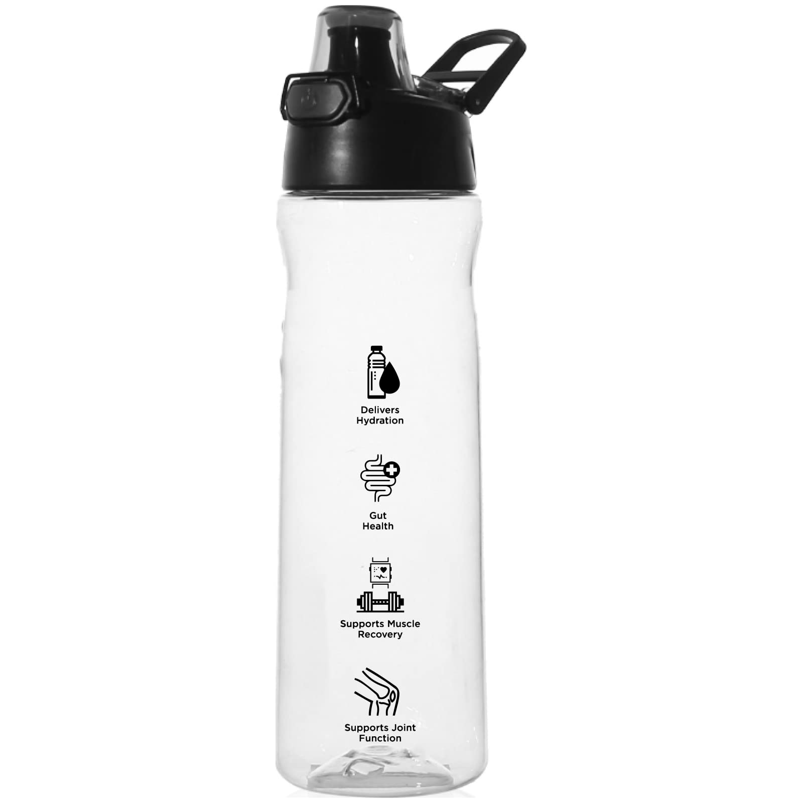 Bala Premium Trinkflasche, transparent, mit Schraubdeckel, BPA-frei