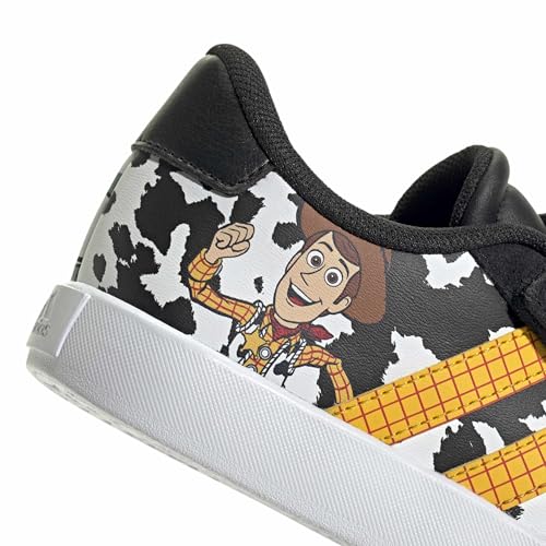 Image of adidas Kids' VL Court 3.0 Elastic Lace & Strap Shoe