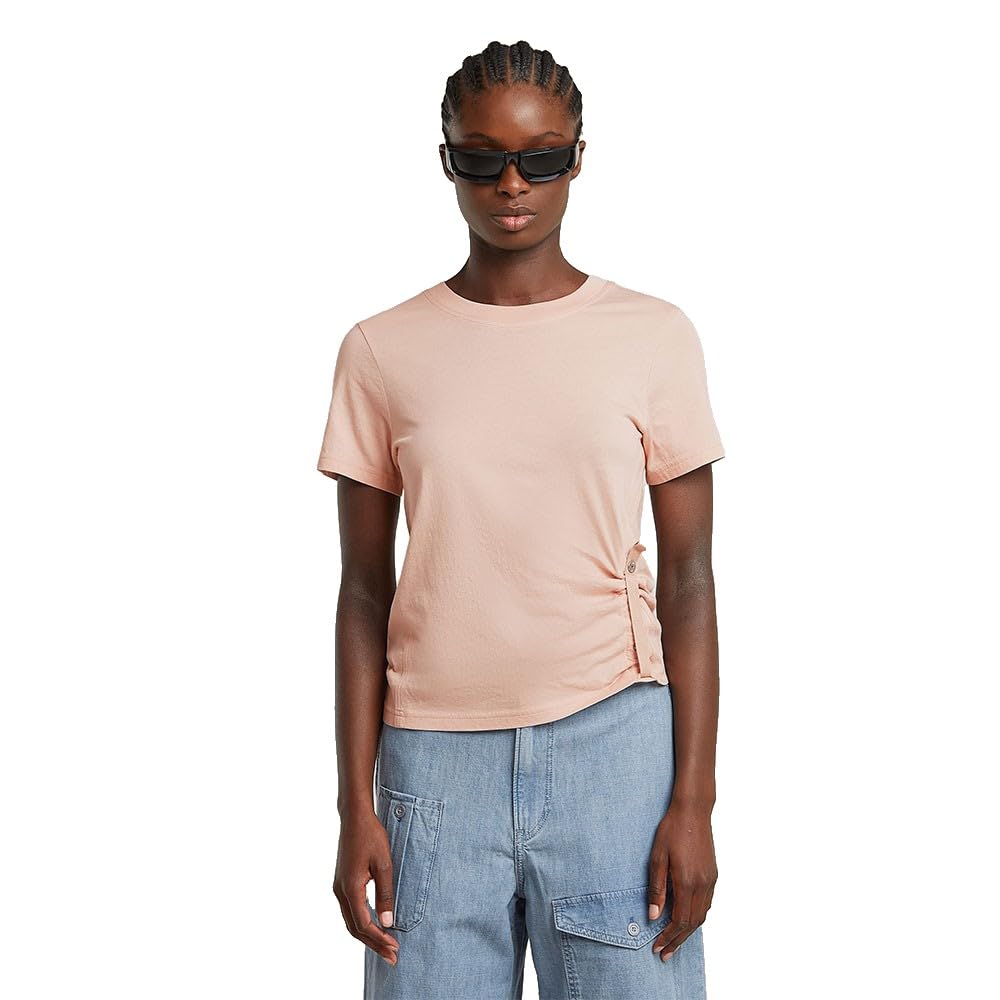 G-STAR Women's Adjustble Slim R T Wmn T-Shirt, Liquid Pink D26227-d511-1628, M