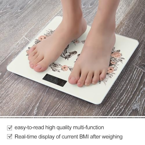 Báscula digital de peso corporal con plataforma de vidrio templado miniatura 5