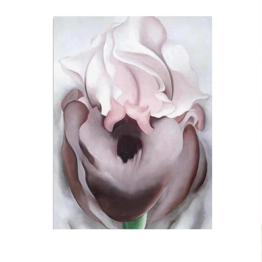LHHJF LJHFA Georgia O'Keeffe Wall Art Georgia O'Keeffe Black Iris Poster And Prints Modern Canvas Painting For Home Decor Wall Picture 40x60cmx1 No Frame