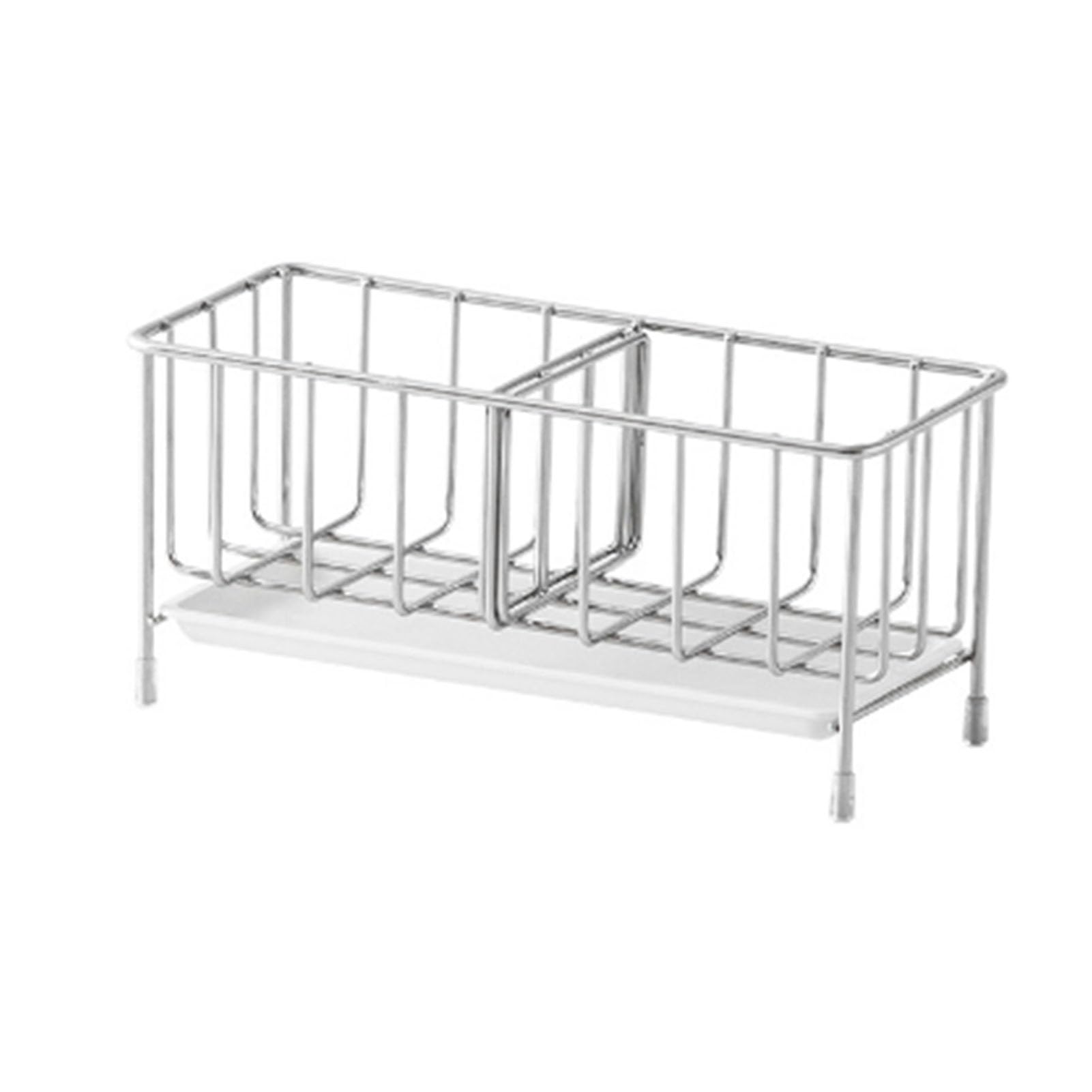 Sink Drying Basket 304 Stainless Steel Sink Rack Wire Ball Sponge Storage Holder Kitchen Colander Durable Proof Easy Cleaning Compact Design for Modern Kitchens