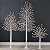 Best Choice Products 4ft, 6ft and 8ft Lighted Birch Tree, 3Pk w/LED Lights, 12 Color Options w/Warm White for Home, Festival, Party, Holiday, Christmas Decoration, Indoor and Outdoor Decor – White