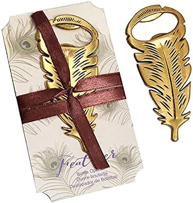 Miniatura 2 de Abridor de botellas de metal con plumas de cerveza, abrebotellas de soda, barra de abrebotellas, herramienta de cocina, regalo para boda, Navidad,