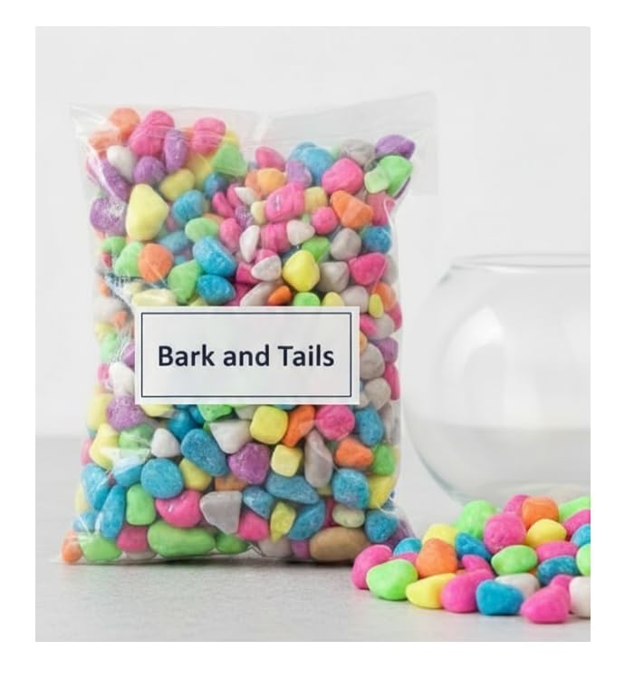 BARK and Tails Multi-Color Pebbles for Decoration - Pebbles for Plants Pots, Fish Tank Aquarium, Table, Vase Fillers (1 Kilogram)-image-27