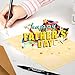 3D Fathers Day Pop Up Card for Dad, Stepdad, Grandpa, Happy Fathers Day Card from Son Daughter, Unique Handmade Greeting Cards with Envelope and Stickers, Happy Birthday Dad Card, Desk Shelf Decor