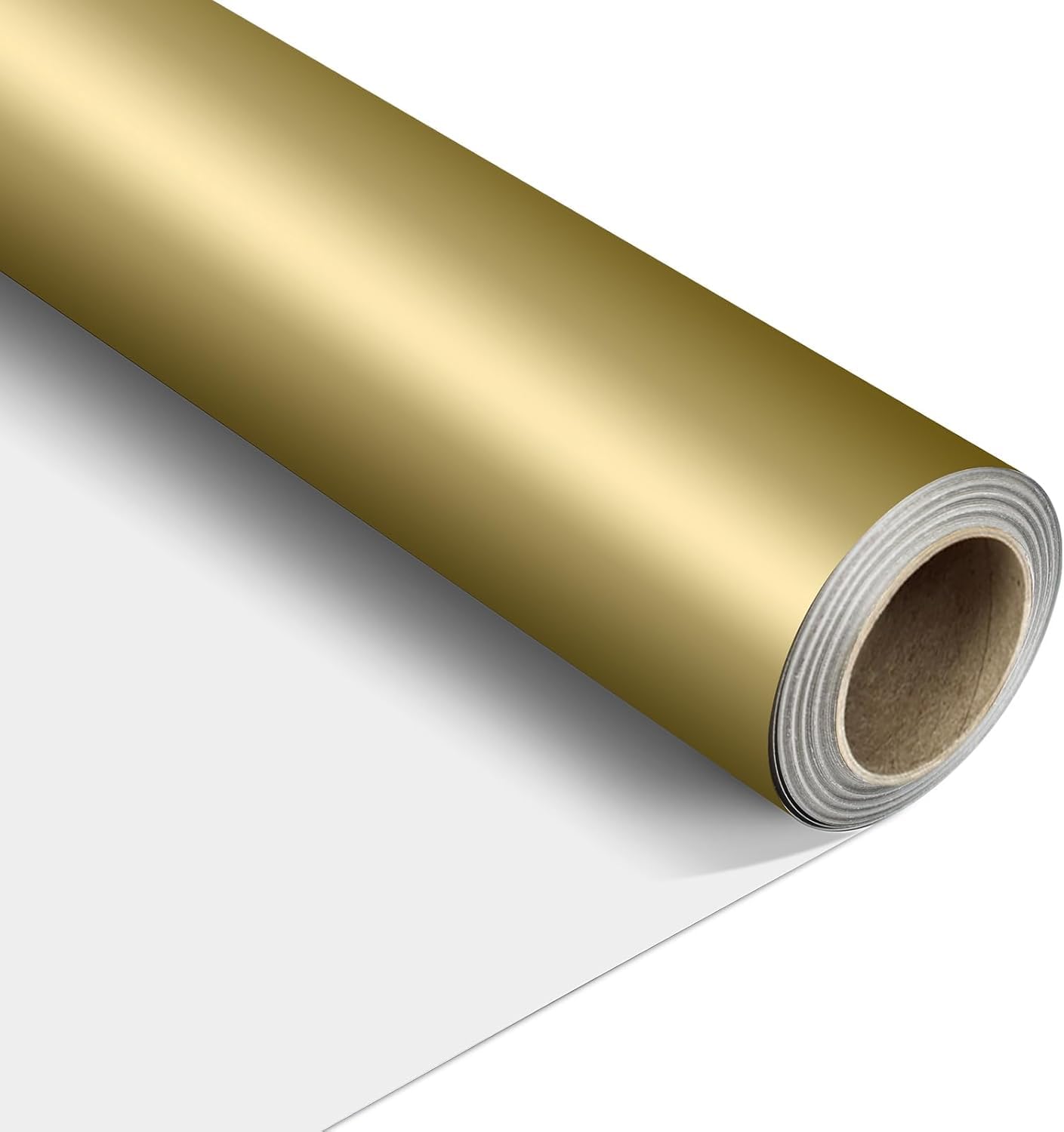 Gold Gift Wrapping Paper 23 Inches X 50 Inch, Self Adhesive Solid Color Matte Paper, Perfect for Wedding, Birthday, Christmas, Valentine's Day, Baby Shower-image-47
