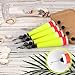 4pcs Fishing Slip Floats Rigs, Weighted Popping Peg Corks for Catfishing Freshwater and Saltwater Bobber Tackle Durable Fishing Gear Accessories Supplies Tackle Kit for Trout Bass (Yellow)