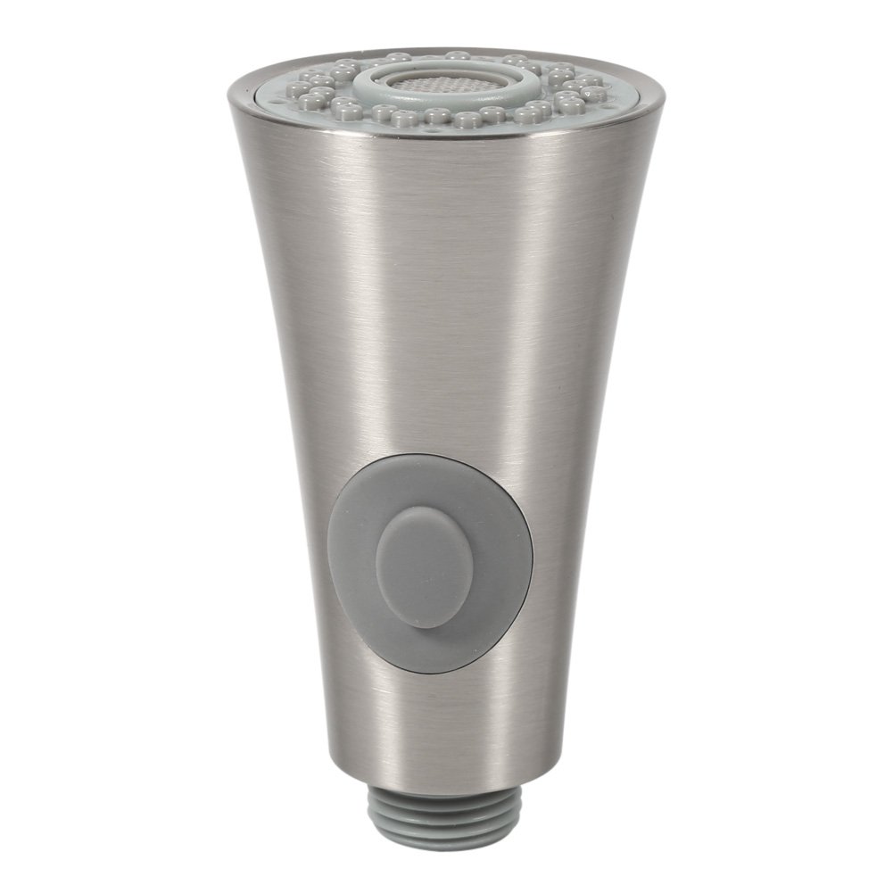 Robinet d'évier de cuisine avec tête de pulvérisation à double fonction pour maison, restaurant, hôtel, filetage argenté 1/2 IPS