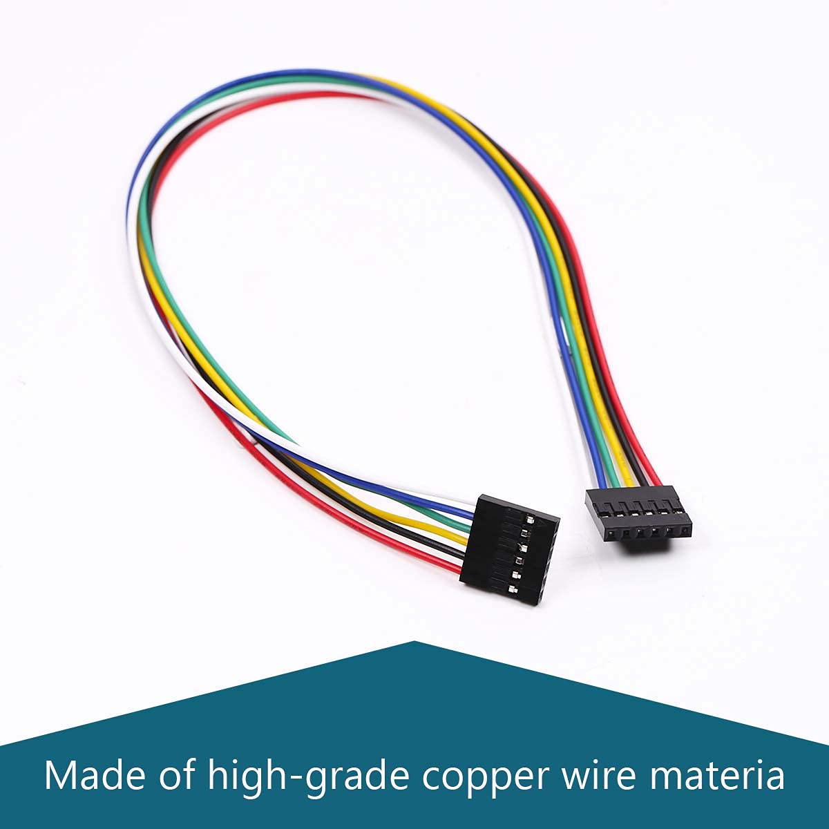 Uxcell XH Female To Female 4Pin Breadboard Jumper Wire 2.54mm 20cm For Breadboard Electronic Projects 5 Pcs Uxcell XH Female To Female 4Pin Breadboard Jumper Wire 2.54mm 20cm For Breadboard Electronic Projects 5 Pcs