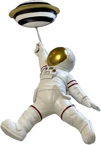 Miniatura 6 de Astronauta creativo para colgar en la pared, astronauta de la luna, juguete decorativo para cualquier habitación, decoración de resina, espacio,
