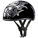 Daytona HELMETS Motorcycle Half Helmet Skull Cap- Cross Bones 100% DOT Approved