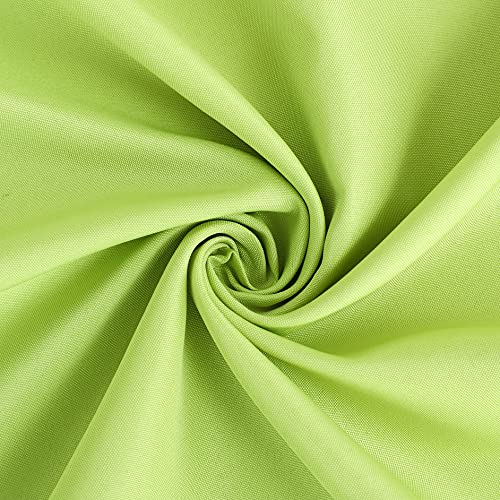 Image of FOLINS&HOME Apple Green Rectangle Waterproof Tablecloth, 60 x 120 Inch | Wrinkle Free Polyester Table Cloths, Spillproof Heavy Duty and Washable Table Cover for Party, Banquet - Rectangular /Oblong