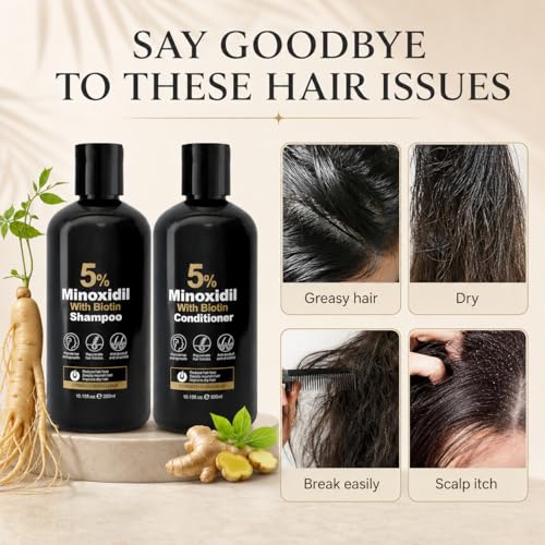 5% Minoxidil Shampoo and Conditioner Set for Hair - Image 7
