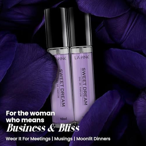 Image of LA PINK Sweet Dream EDP Perfume for Woman & Man | Vanilla, White Floral & Citrus Notes | Long Lasting Unisex Luxury Fragrance for Men & Women | 10ml
