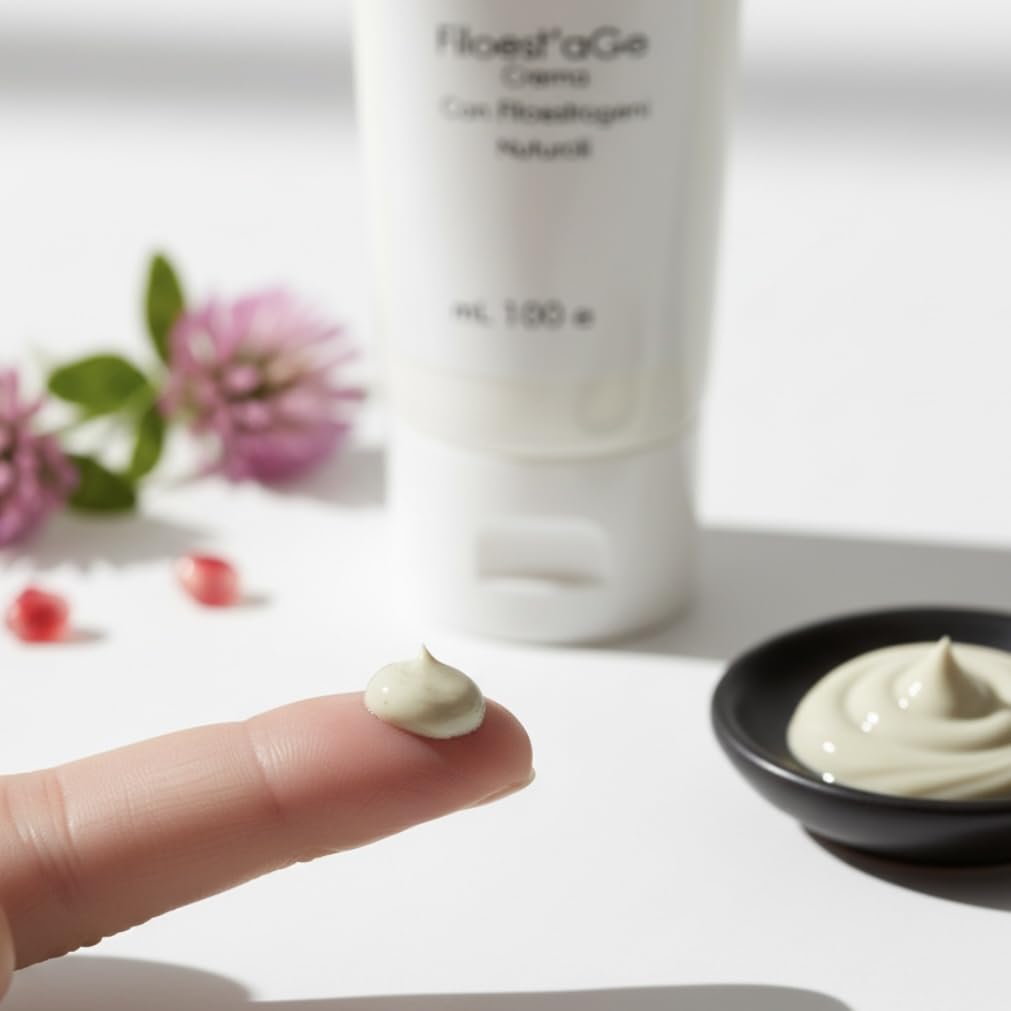 Seev Cosmeceutical Phytoöstrogen Gesichtscreme 100 ml – Anti-Aging Pflege für reife Haut ab 40+, mit Kollagen, Elastin & Vitaminen, straffende Tages- & Nachtcreme, Made in Italy