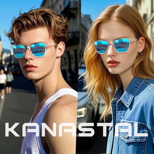 KANASTAL Polarized Sunglasses for Men Women UV400 Classic Square Design Sun Glasses Fashion Shades2