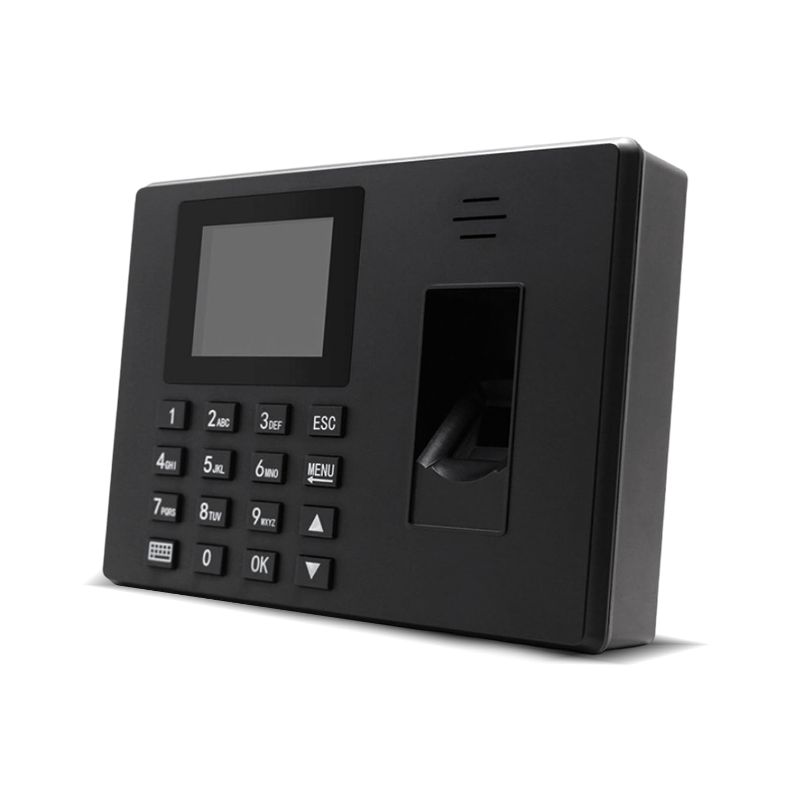 Pointeuse Empreinte Digitale, Badgeuse Autonome avec Code PIN pour PME, sans Abonnement/Logiciel/Connexion WiFi - Export Excel par Clé USB - Gestion des Présences