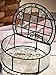 Round Glass Box Jewelry Trinket Keepsake Display Decorative Vanity Organizer Clear Vintage and Pink Rose Stained Glass Gift J Devlin Box 512