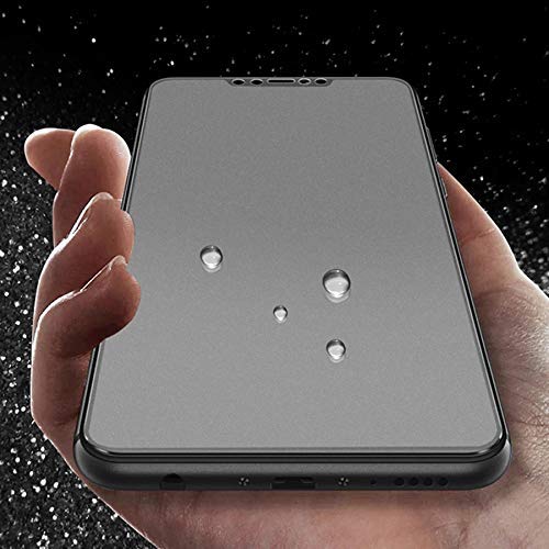 Image of Anti Glare Matte Finish Anti-Fingerprint Tempered Glass Screen Protector for mi redmi Note 5 pro (Transparent) Full Screen Coverage (Except Edges)