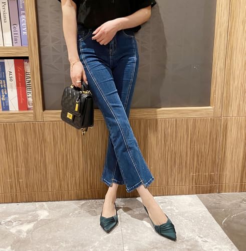 HIPPOSEUS Women's Pointed Toe Ballet Flats Fashion Dress Shoes Slip on Work Office Shoes3