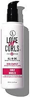 Vista 9 de Love Ur Curls - Crema rizadora todo en uno para cabello rizado y encrespado, crema para rizos para cabello rizado, reparación, definición