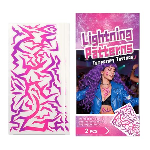 Pegatinas con purpurina para la cara, decoración brillante UV, realista, temporal, para mujeres, hombres, cara, brazo, cuerpo, Navidad, cosplay, festivales, raves, accesorios de disfraz