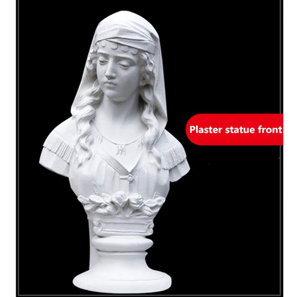 Amazon.co.jp: 装飾品彫刻ローマの女の子石膏像アートスケッチ教材石膏