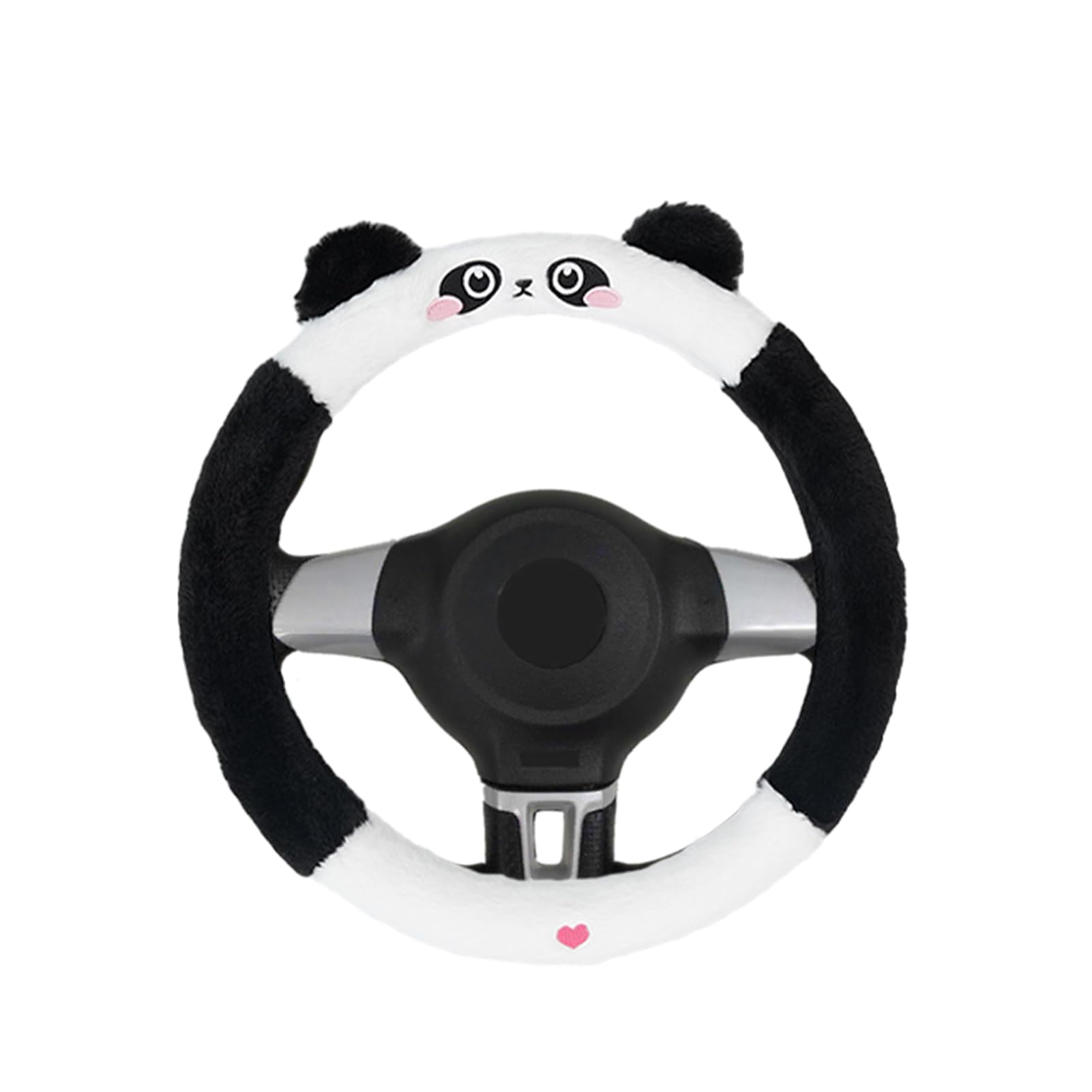 Auto Steering Wheel Cover | Winter Fluffy Animal Wrap,Breathable Short Plush Auto Steering Wheel Cover Accessories for RVs, Suvs
