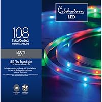 Vista 1 de Celebrations Cuerda de luces 60 luces multicolor LED de 4 pulgadas