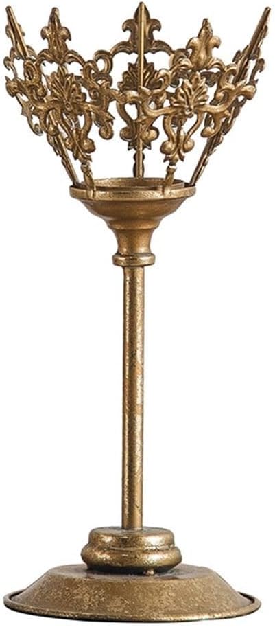 Decorative Candle Holders Metal Candelabra Candle Stand Candlestick for Wedding Dinning Party Home Decor(13x13x29cm)