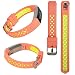 Lwsengme Silicone strap for Fitbit Alta/Fitbit Alta HR Wrist Replacement Band Smart Watch Fitness Strap Accessory (Pink/Fluorescent yellow)