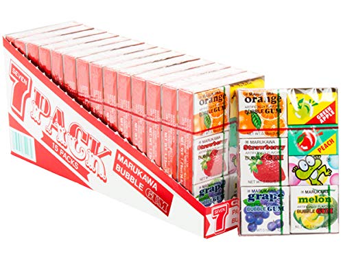 Marukawa - Seven Pack Bubble Gum Sampler - 15 Packs