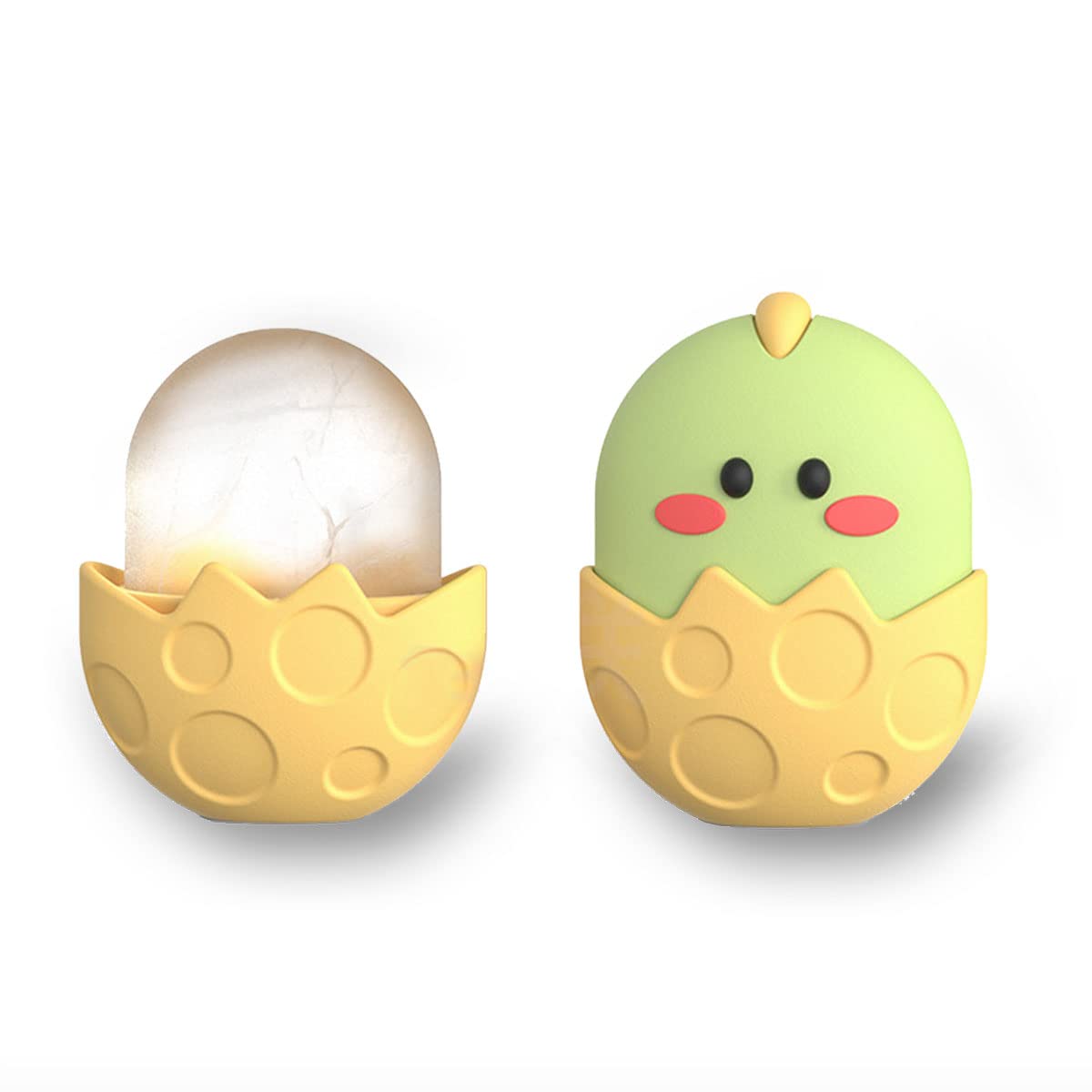 KASTWAVEIce Roller for Face and Eyes Silicone Ice Face Roller Skin Care Facial Ice Roller Ice Holder Beauty Self Care for Eye Puffiness Relief, Remove Fine Lines, Reduce Acne Beauty Gift