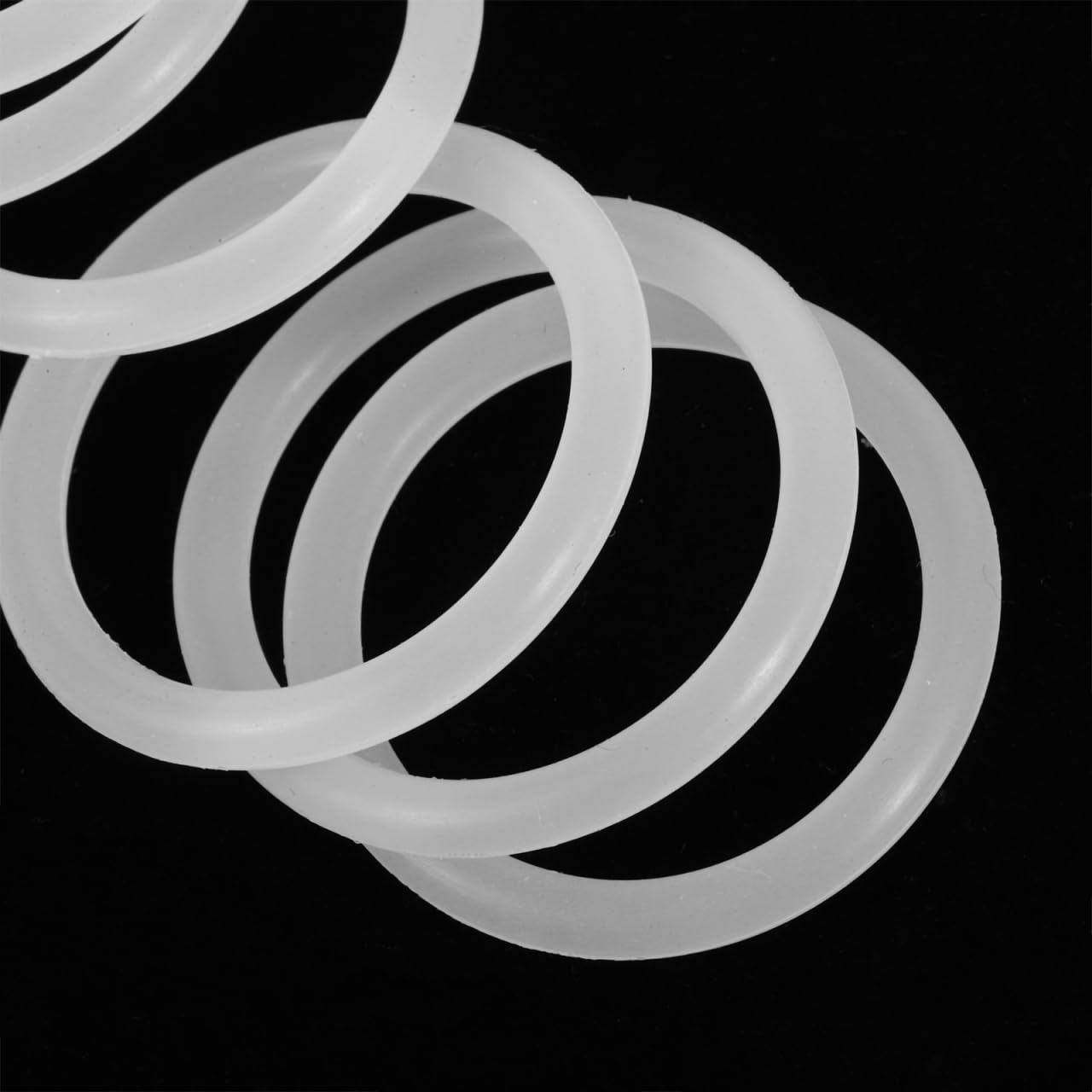 Lot de 10 bagues d'étanchéité de rechange : joint en silicone pour machines à glace pour étanchéifier la tige d'essuyage de tige de valve - Pour les besoins de pièces d'entretien