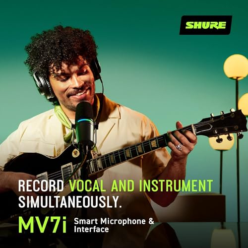 Shure MV7i USB-C Smart Microphone with Built-in Interface - image 8