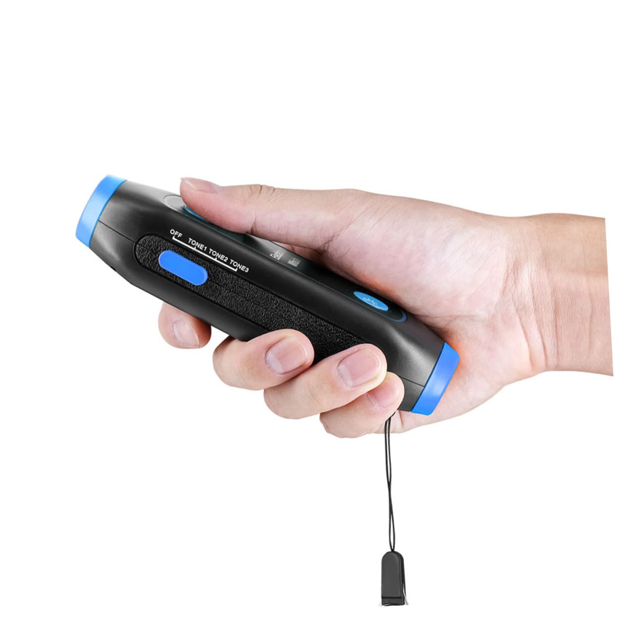 YARNOW fischio elettronico Fischietto d'emergenza Fischio di Sicurezza per fischietti Portatili fischio di Emergenza Sopravvivenza Forte fischio Elettrico Forte fischio Magnete Blue