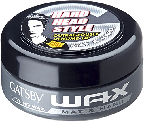 Gatsby Hair Styling Wax Matt & Hard 75g Grey