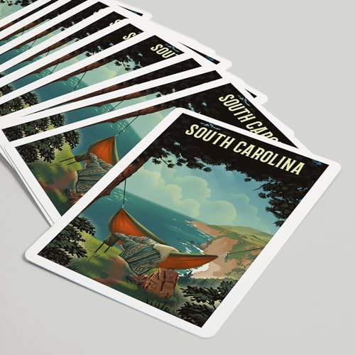 Lantern Press South Carolina, Cartas Poker 52 Unidades miniatura 5