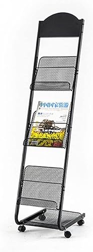 Revistero Revistero para sala de Estar de oficina, estante de almacenamiento de catálogo de folletos de archivos de 3 bolsillos, organizador de