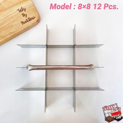 Miniatura 8 de Brownie Cutter inoxidable 100% 8,9,10,11,12 pulgadas, resistente bandeja para hornear o rebanadora que asegura bordes crujientes perfectos para