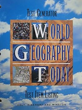 Unknown Binding World Geography Today Test Generator/Test Item Listing Book
