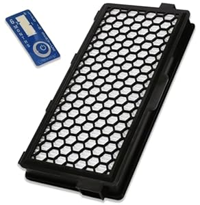 SF- AA50 Active AirClean Filter with Timestrip Indicator for Miele AirClean Filter Compatible with Miele S4 S5 S6 S8 S4000 S5000 S6000 S8000 Complete C2 C3 Compact C1 C2 Vacuum Activated carbon